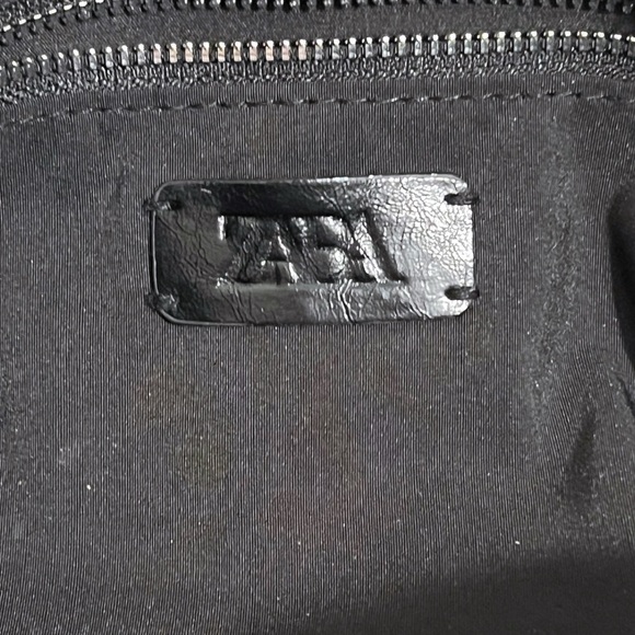 Zara Black Glossy Shoulder Bag - Picture 6 of 10